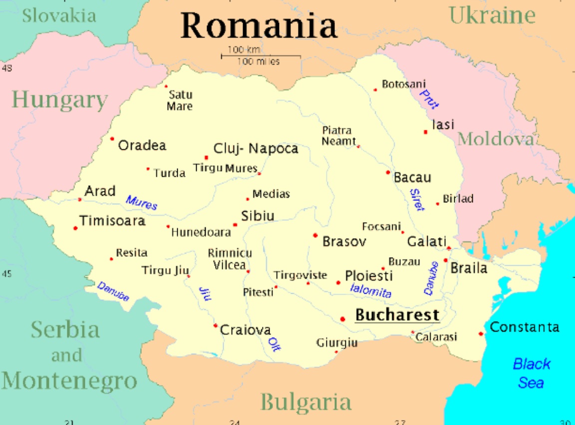 Harta Romania