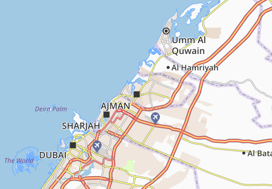 Harta Ajman 