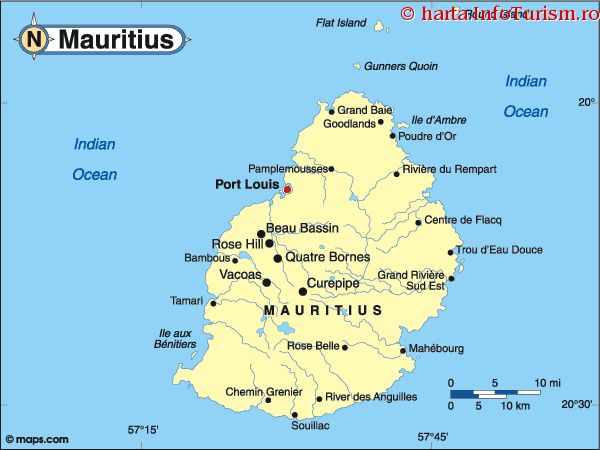 Harta Mauritius